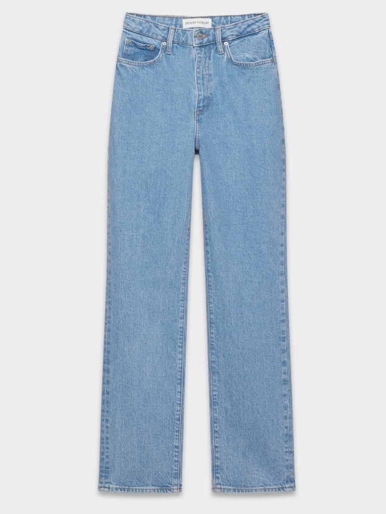 Aritzia Denim Forum Rowan Curve-Fit Super Hi-Rise Straight Jean (Nwt)
